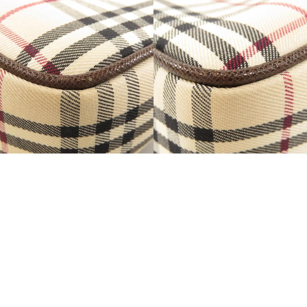 Burberry Nova Check Shoulder Bag Canvas Leather - Picture 10 of 11